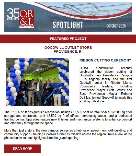 O,R&L Construction October 2025 Spotlight