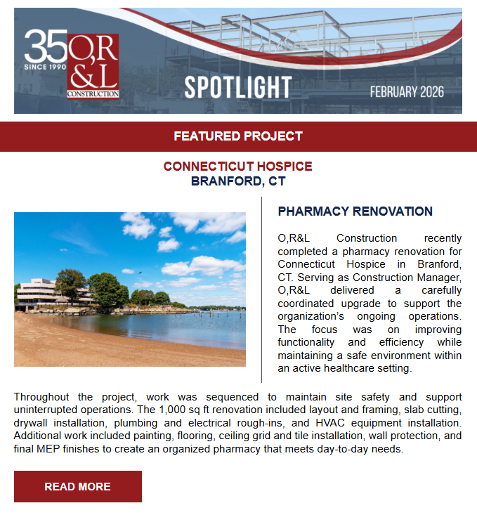 O,R&L Construction February 2026 Spotlight
